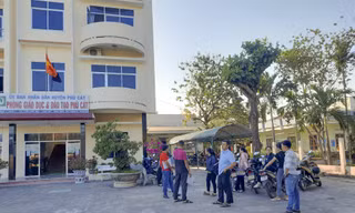 Thanh tra tỉnh Bình Định đã chỉ ra nhiều khuyết điểm, sai phạm của Phòng GD&ĐT huyện Phù Cát. Ảnh: Trương Định
