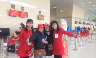 VietJetAir thông báo khu vực làm thủ tục mới tại Nội Bài