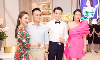 Trương Ngọc Ánh mặc váy lệch vai gợi cảm bên tình tin đồn Anh Dũng