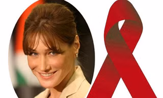 Carla Bruni lạc quan về cuộc chiến chống AIDS