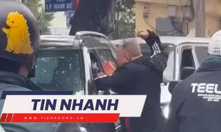 TIN NHANH: Lại xuất hiện clip tài xế dùng nắm đấm để 'nói chuyện'