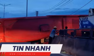 TIN NHANH: Hàng chục người kêu cứu vụ xe khách lật ngang quốc lộ; Trực thăng cháy lao vào nhà dân