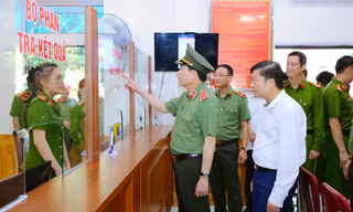 Công an Nghệ An dẫn đầu toàn lực lượng về cải cách hành chính