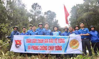 Tuổi trẻ Nghệ An chung tay, góp sức phòng cháy chữa cháy rừng