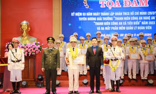 Tuyên dương 40 thanh niên Công an Nghệ An tiêu biểu, ra mắt phần mềm quản lý đoàn viên