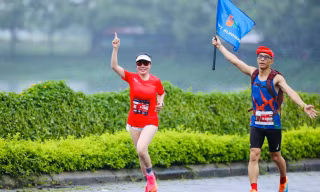 4.000 vận động viên tham gia giải chạy marathon 'Về miền Ví Giặm'