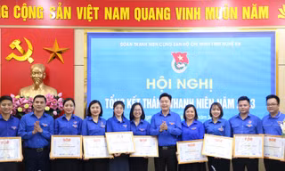 Tỉnh Đoàn Nghệ An tuyên dương 97 tập thể, cá nhân xuất sắc trong Tháng Thanh niên 2023