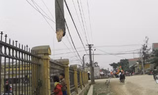 Cột điện không chân
