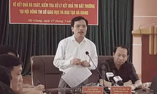 Xử lý gian lận thi ở Hà Giang vẫn khá yên ắng