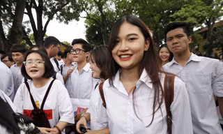 Thí sinh dự thi THPT quốc gia 2018.