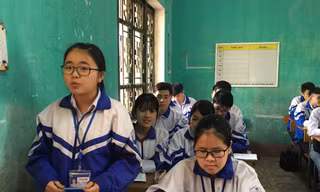 Từ Phương Anh, học sinh lớp 12A1 trường THPT Lạng Giang 2 chia sẻ băn khoăn trước mùa thi 2019