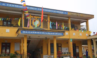 Trường mầm non nơi bé B.Y đang học