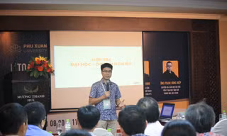 ThS.Dương Trọng Tấn chia sẻ tại buổi tọa đàm