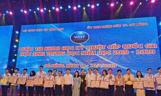 75 dự án đạt giải thi khoa học kỹ thuật cấp quốc gia năm học 2019-2020