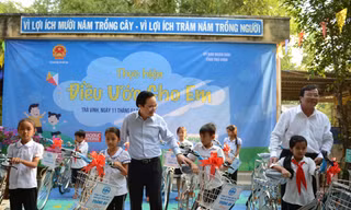 'Điều ước cho em' đến với học sinh tỉnh Trà Vinh
