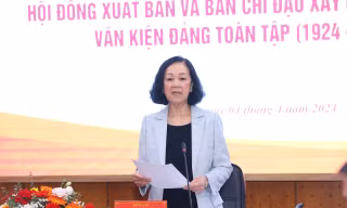 Văn kiện Đảng Toàn tập (1924-2020) sẽ ra mắt vào dịp kỷ niệm 100 năm Ngày thành lập Đảng