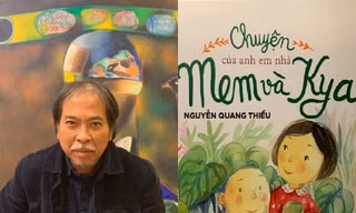 Nhà văn Nguyễn Quang Thiều nhận giải thưởng Sách quốc gia 2021.