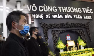 NSND Công Lý, Trung Hiếu và các thế hệ nghệ sĩ tiễn biệt NSND Trần Hạnh