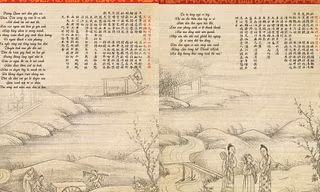 Bộ lịch đặc biệt có bản chép tay 'Truyện Kiều' của hoàng gia triều Nguyễn