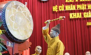 Gần 1 vạn tăng, ni sinh dự lễ khai giảng tại Học viện Phật giáo Việt Nam 