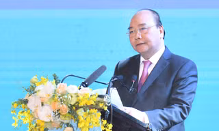 Thủ tướng phát biểu tại Lễ vận hành thương mại Dự án Lọc hóa dầu Nghi Sơn. Ảnh VGP/Quang Hiếu