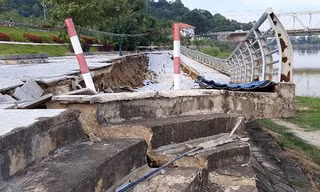 Làm rõ trách nhiệm vụ bờ kè chục tỷ vừa sử dụng đã hư hỏng