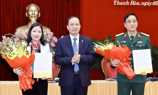Ban Bí thư chỉ định 2 người vào Ban thường vụ tỉnh uỷ Thanh Hoá