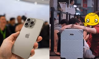 Nhiều người Việt xếp hàng thâu đêm chờ mua iPhone 15 ở Singapore