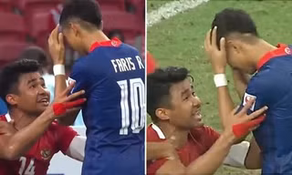 Đội trưởng Indonesia nói gì với cầu thủ Singapore đá hỏng phạt đền ở trận bán kết AFF Cup?