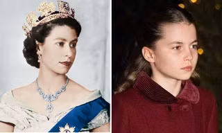 Công chúa Charlotte có thần thái quý tộc, giống hệt Nữ hoàng Elizabeth hồi trẻ