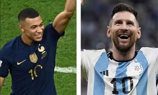 Bất ngờ với bảng so sánh khi Lionel Messi bằng tuổi Kylian Mbappe, một người vượt trội hẳn