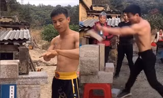 Chàng trai gây tranh cãi vì có thể biểu diễn Nhất Thốn Quyền như huyền thoại Lý Tiểu Long