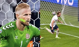Đội tuyển Anh và người chiếu đèn vào mặt thủ môn Kasper Schmeichel đối diện án phạt nào?