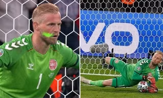 Thủ môn Kasper Schmeichel tiết lộ bất ngờ về vụ chiếu đèn laze trong trận Anh - Đan Mạch
