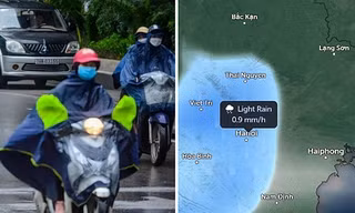Một thoáng gió Đông Bắc khiến miền Bắc giảm nắng, chiều nay Hà Nội có thể mưa