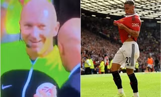 Fan Arsenal bức xúc với phản ứng của một trọng tài sau bàn thắng của Manchester United