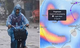 Bão số 2 thành áp thấp nhiệt đới vẫn gây mưa diện rộng, Hà Nội mưa đến hôm nào?