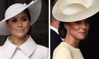 Phản ứng lạ của Meghan Markle khi đụng Công nương Kate ở sự kiện Hoàng gia