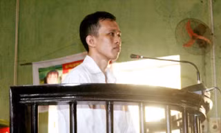 Nguyễn Đức Tiềm tại phiên tòa sơ thẩm ngày 30-8