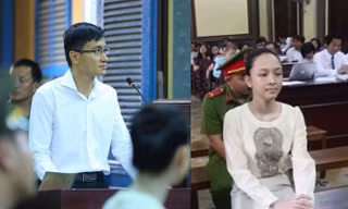 Ông Cao Toàn Mỹ và Phương Nga tại một lần tòa xét xử. Ảnh: Tân Châu