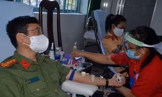 Công an Sóc Trăng phát động hiến máu tình nguyện