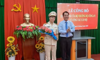 Một trưởng phòng Bộ Công an làm Phó Giám đốc Công an Vĩnh Long