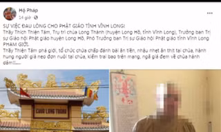 Thực hư nhà sư ở Vĩnh Long ‘tổ chức đánh bài, ăn mặn, chọn trai’