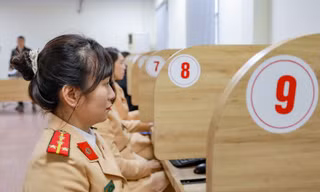 Cận cảnh CSGT Hà Nội tập huấn nghiệp vụ sát hạch, cấp giấy phép lái xe