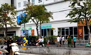 Lực lượng chức năng điều tra vụ việc.