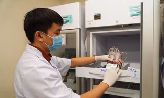 Lượng máu dự trữ của Bệnh viện Chợ Rẫy đang cạn dần.