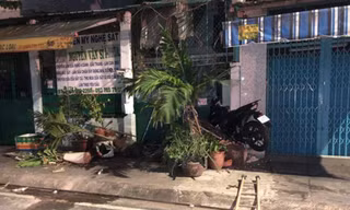 Hiện trường vụ việc.