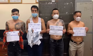 Thắng cùng đồng phạm bị bắt.