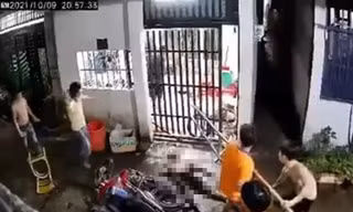 Hiện trường vụ việc.