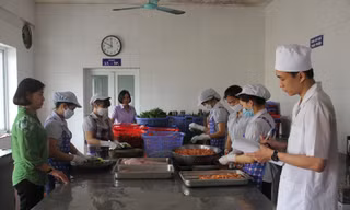 Kiểm tra, giám sát chế biến thực phẩm.